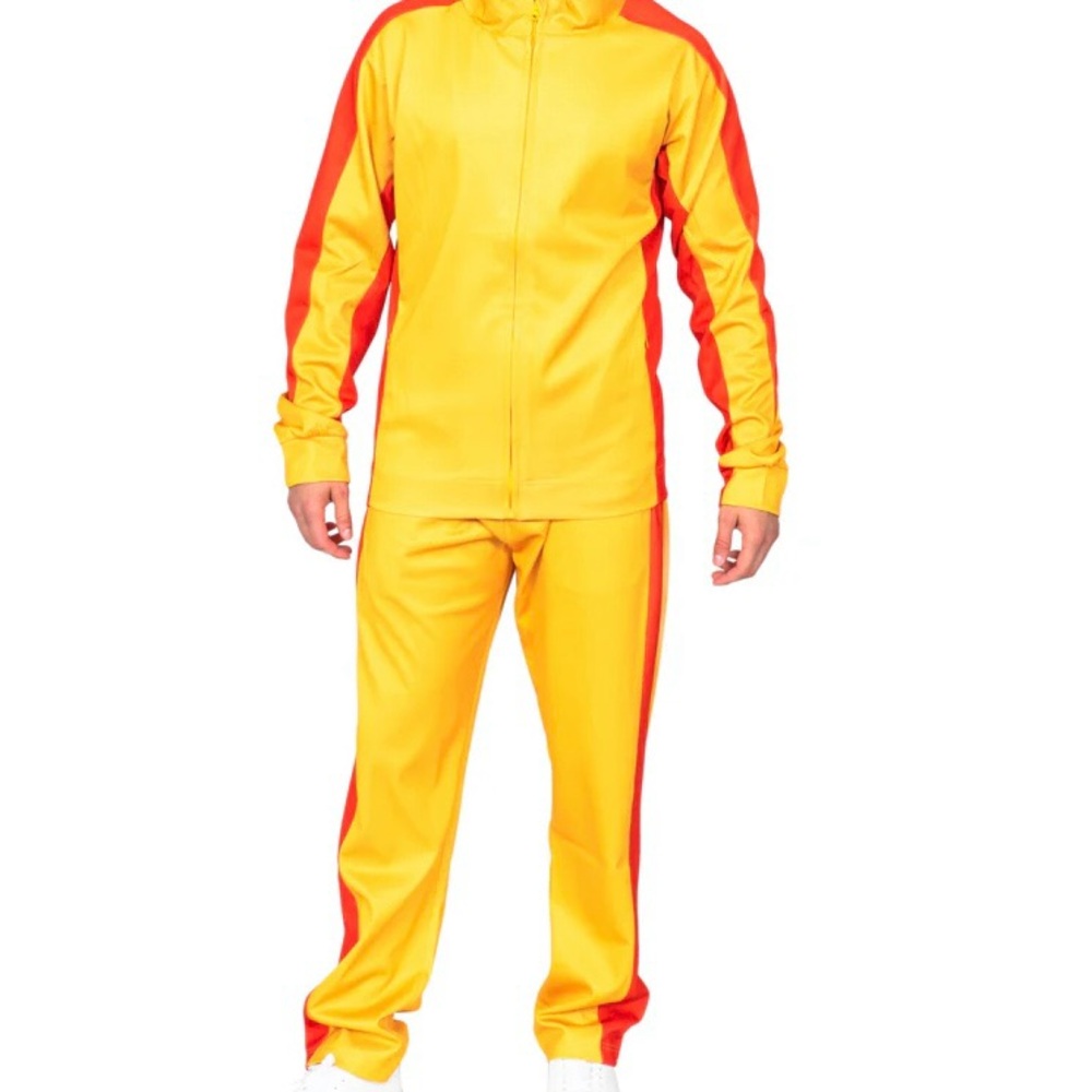 AVERAGE JOE’S UNISEX JUMPSUIT Dodgeball Jacket Pants Warm-Ups Halloween Costume